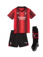 AC Milan Rafael Leao #10 Dječji Domaci Dres kompleti 2023-24 Kratak Rukavima (+ kratke hlače)